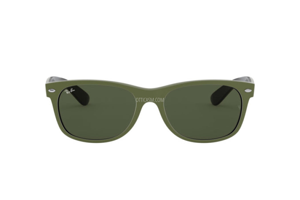 Ray Ban New Wayfarer Polarized Sunglasses RubberMilitary Green Wayfarer