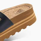 Reef Cushion Vista Hi Womens Sandal Black Braid 7