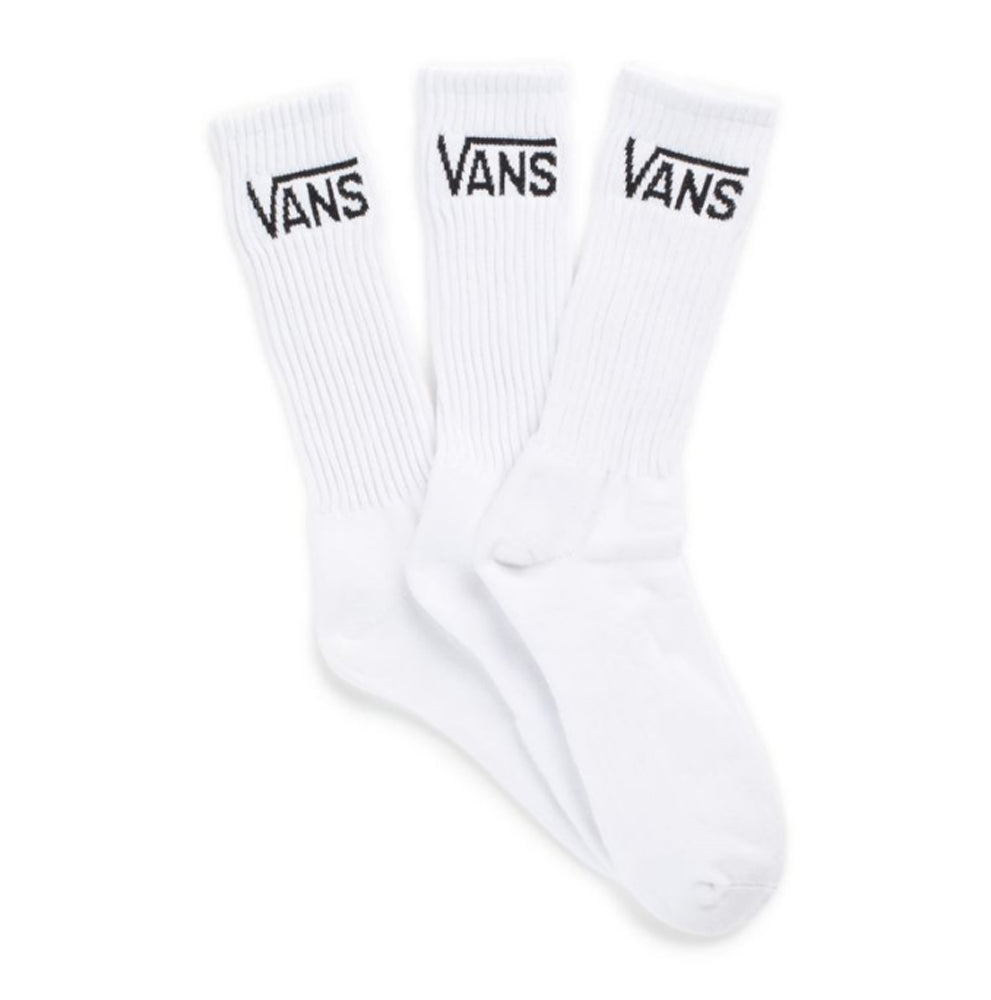 Vans Mens Classic Crew Sock White 9.5-13