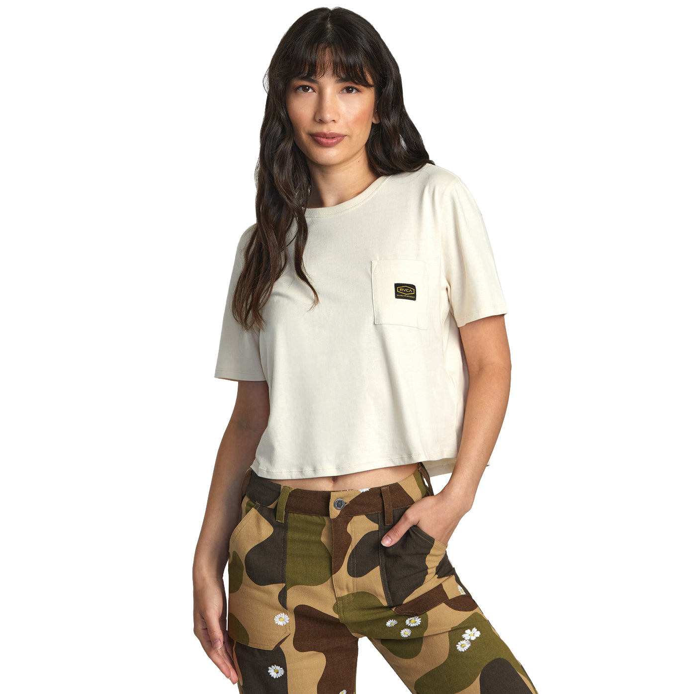 RVCA Recession Pocket SS Tee  WDR0 XS