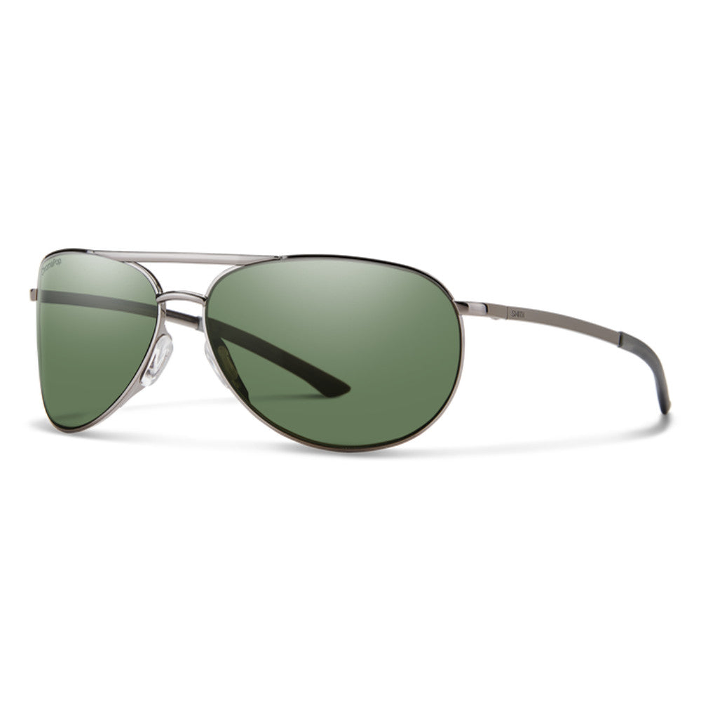 Smith Serpico Slim 2 Polarized Sunglasses Gunmetal GrayGreen
