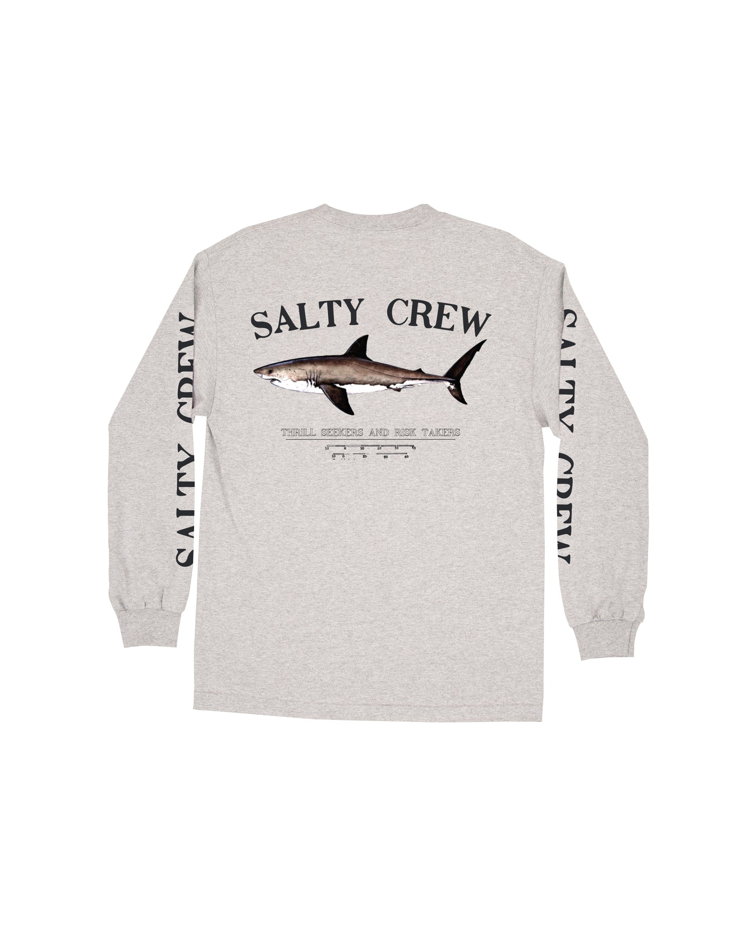 Salty Crew Bruce L/S Tee AthleticHeather S