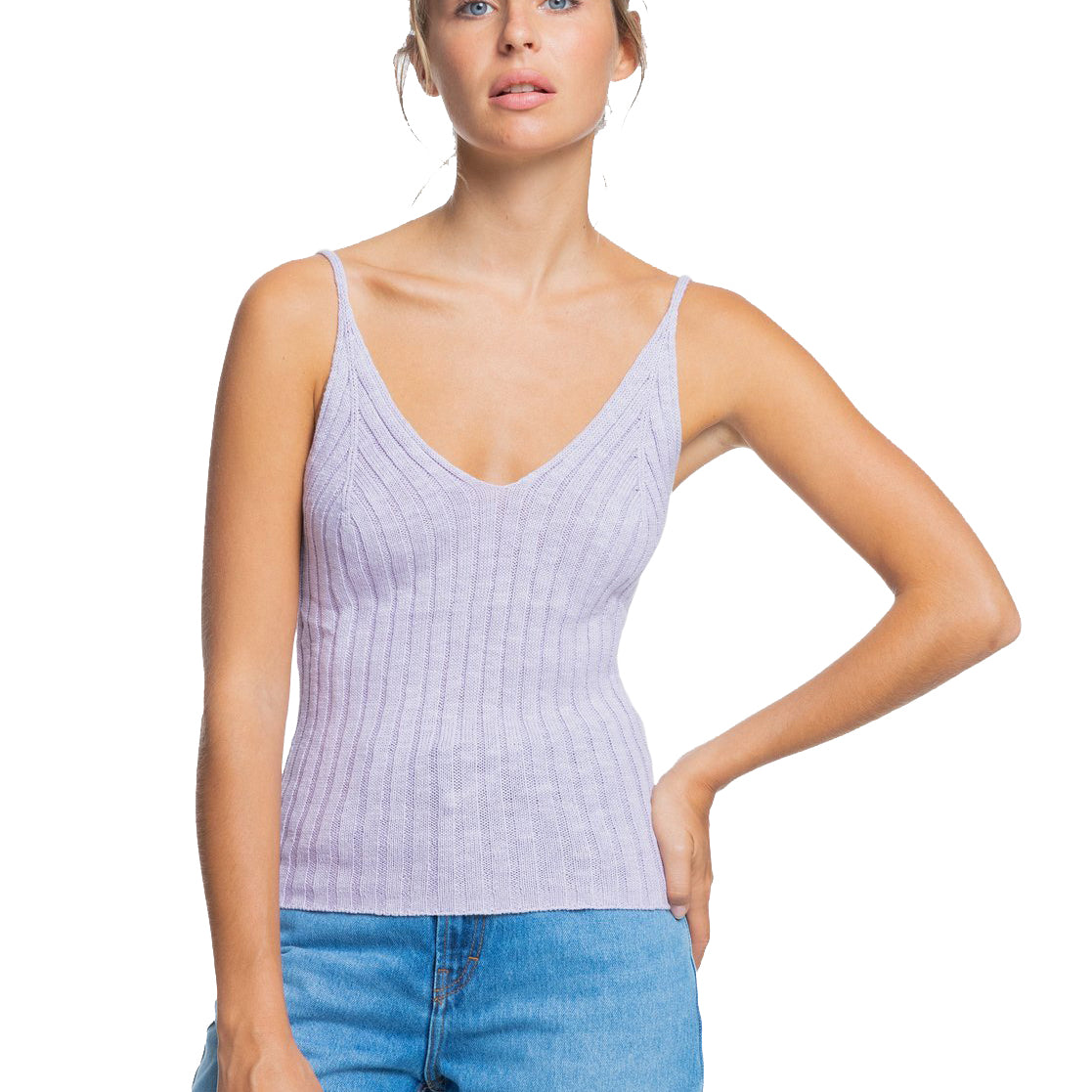 Roxy Moon Bird Knitted Strapped Top PFJ0 S
