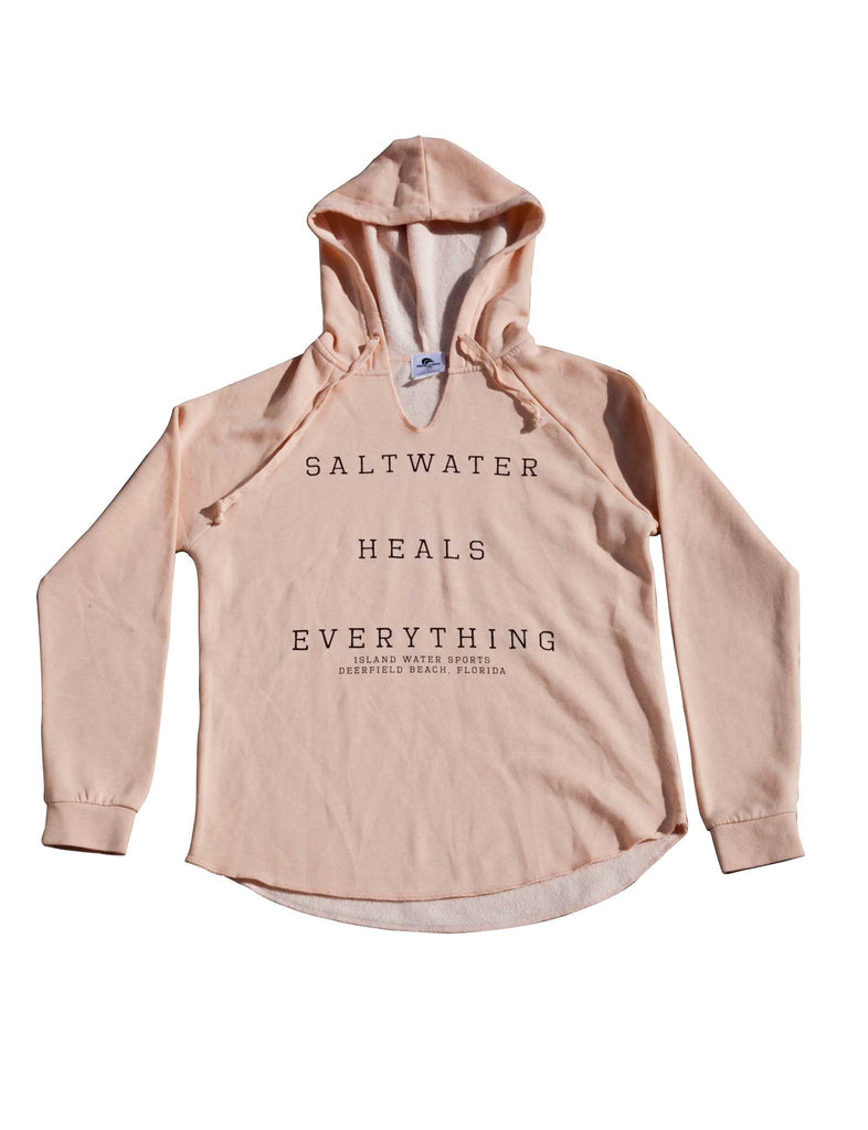 Saltwater heals 2024 everything hoodie