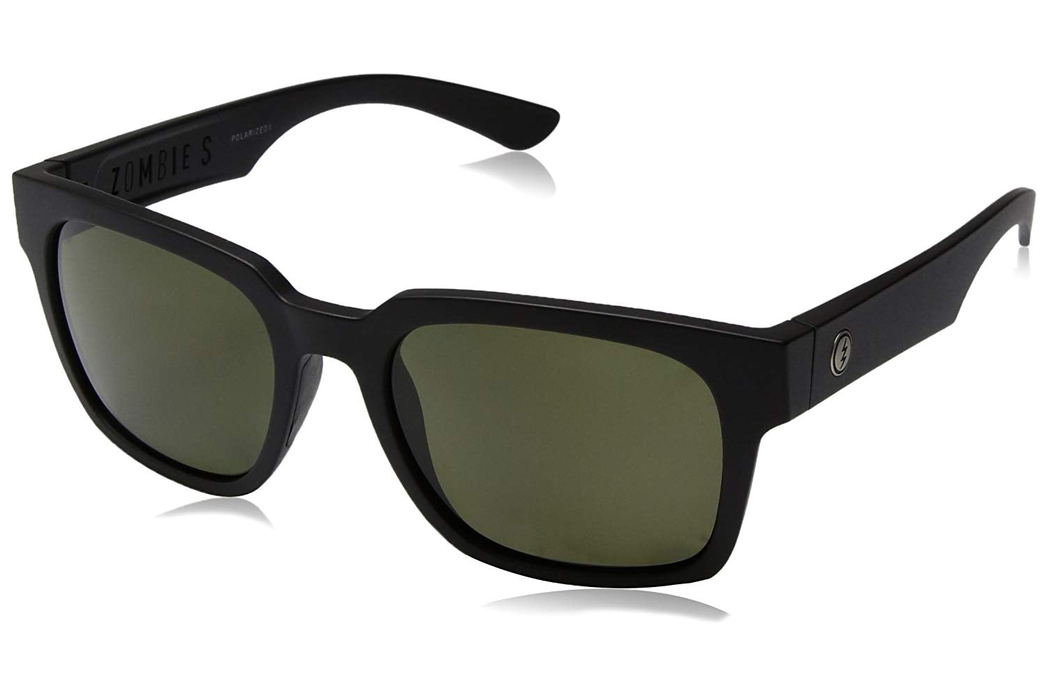 Electric Zombie Sport Polarized Sunglasses Matte-Black Ohm Bronze Square