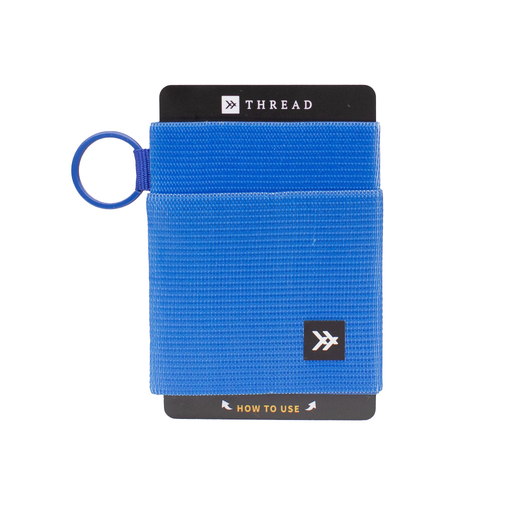 Thread Wallets Elastic Wallet Cobalt OneSize
