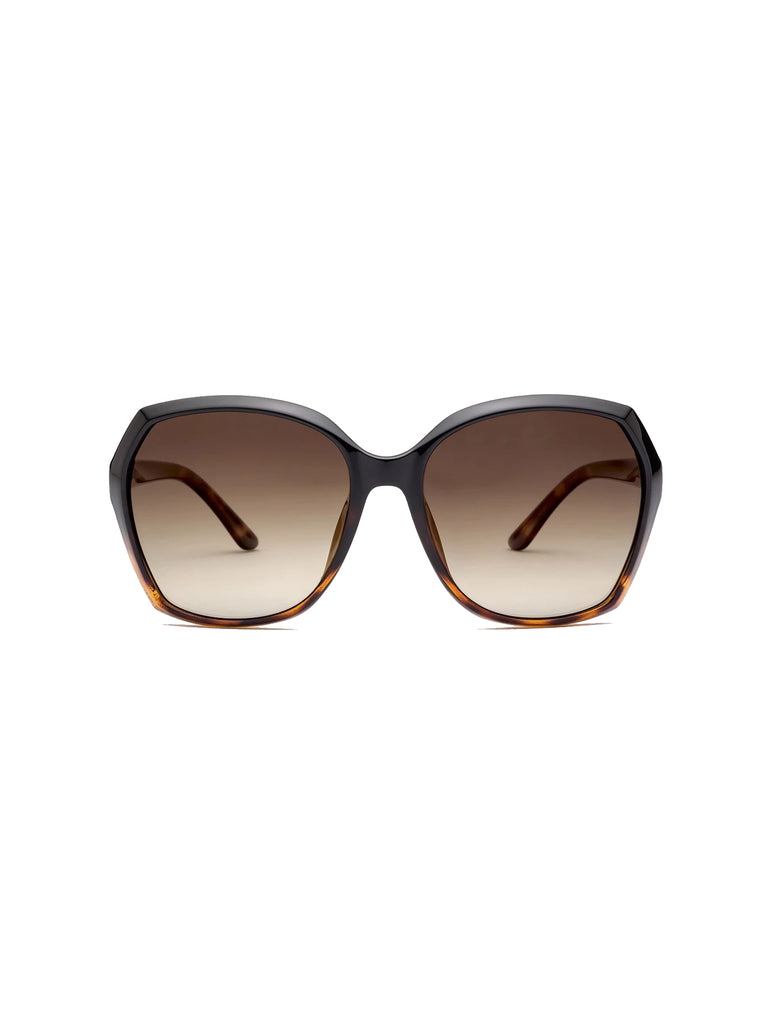 Volcom Psychic Polarized Sunglasses GlossDarkside BronzeFadePolar Oversized