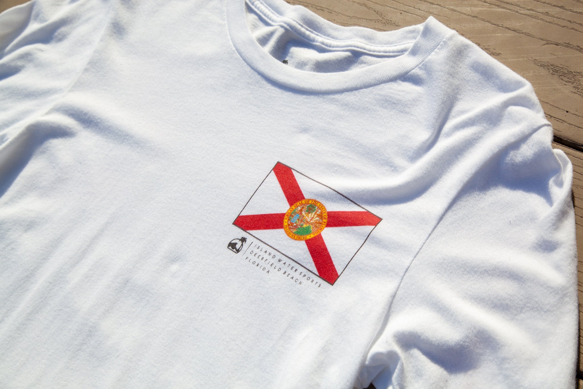 Island Water Sports Florida Pride L/S Tee White S