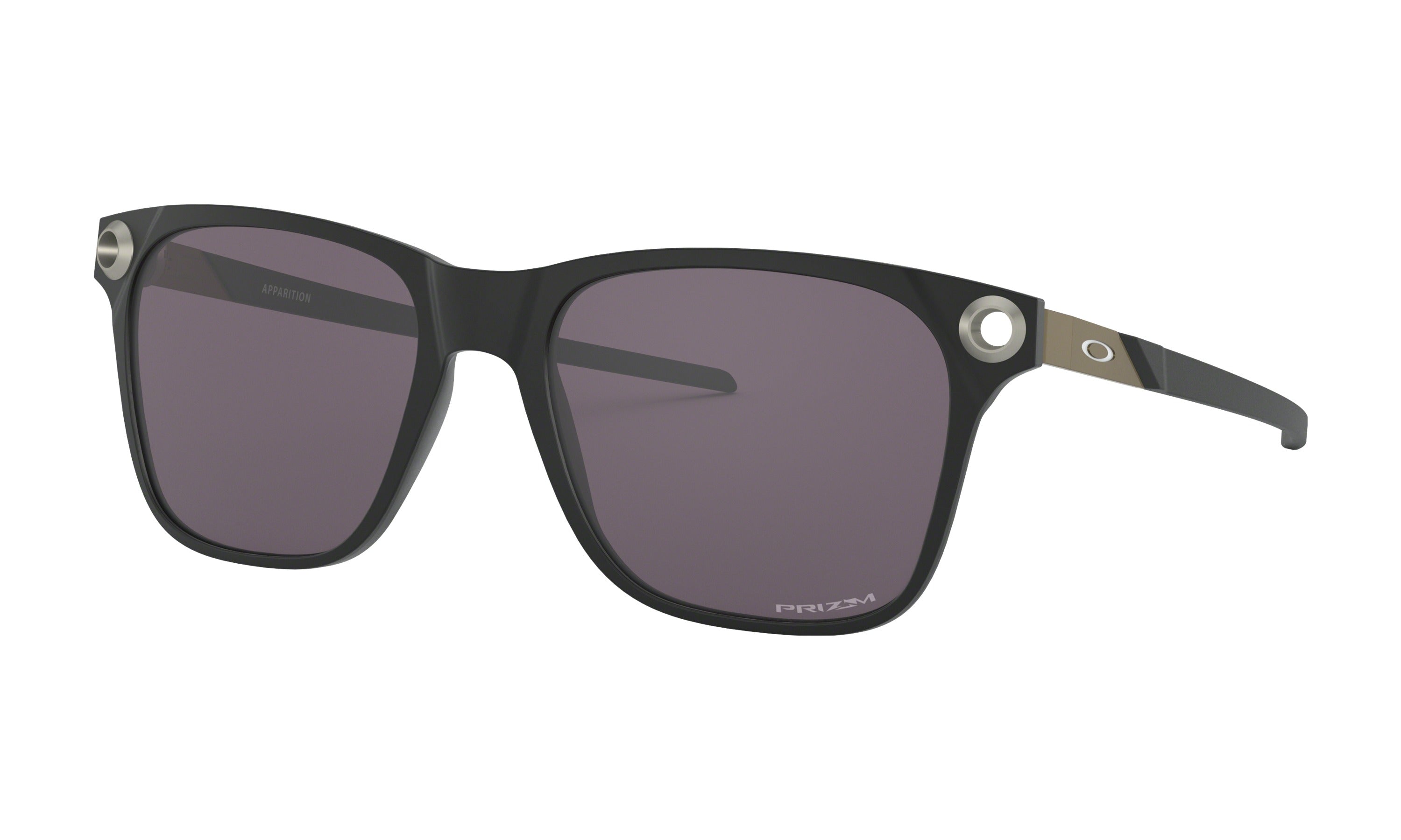 Oakley Apparition Sunglasses Satin Black Prizm Grey Square