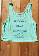 Island Water Sports Saltwater Heals Everything Flowy Boxy Tank