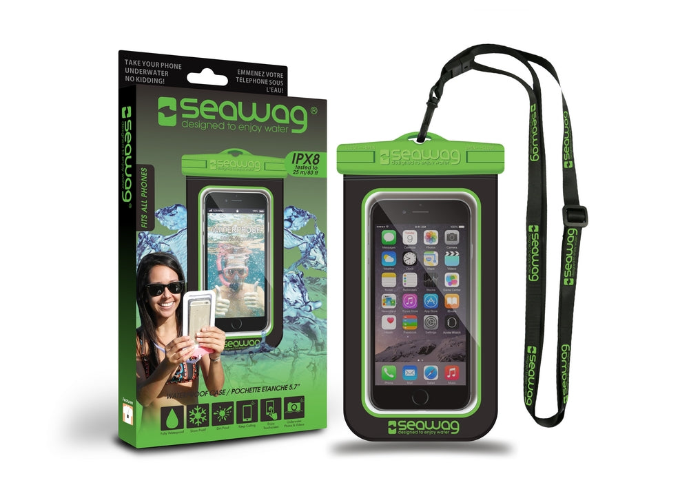 Seawag Waterproof Smartphone Case Black-Green