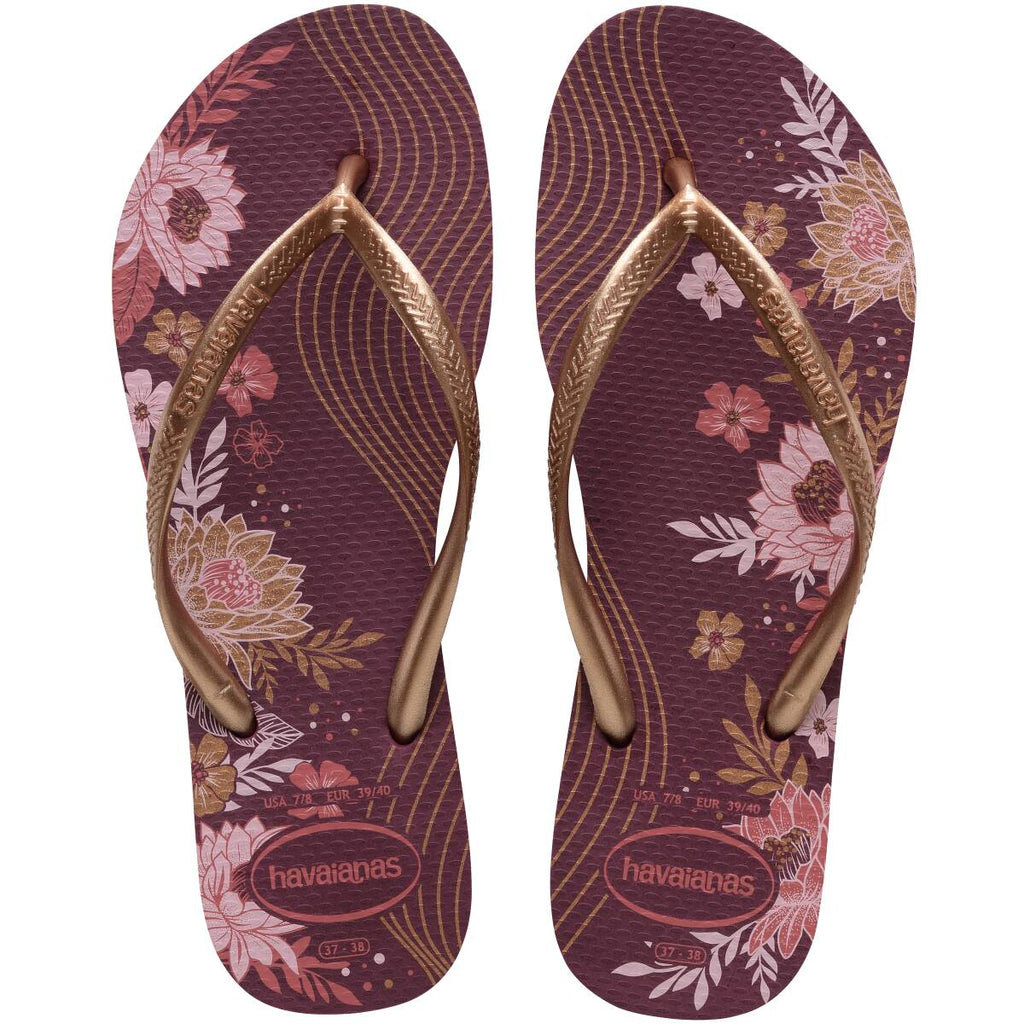Havaianas Slim Organic Womens Sandal 5143-Purple Soil 9