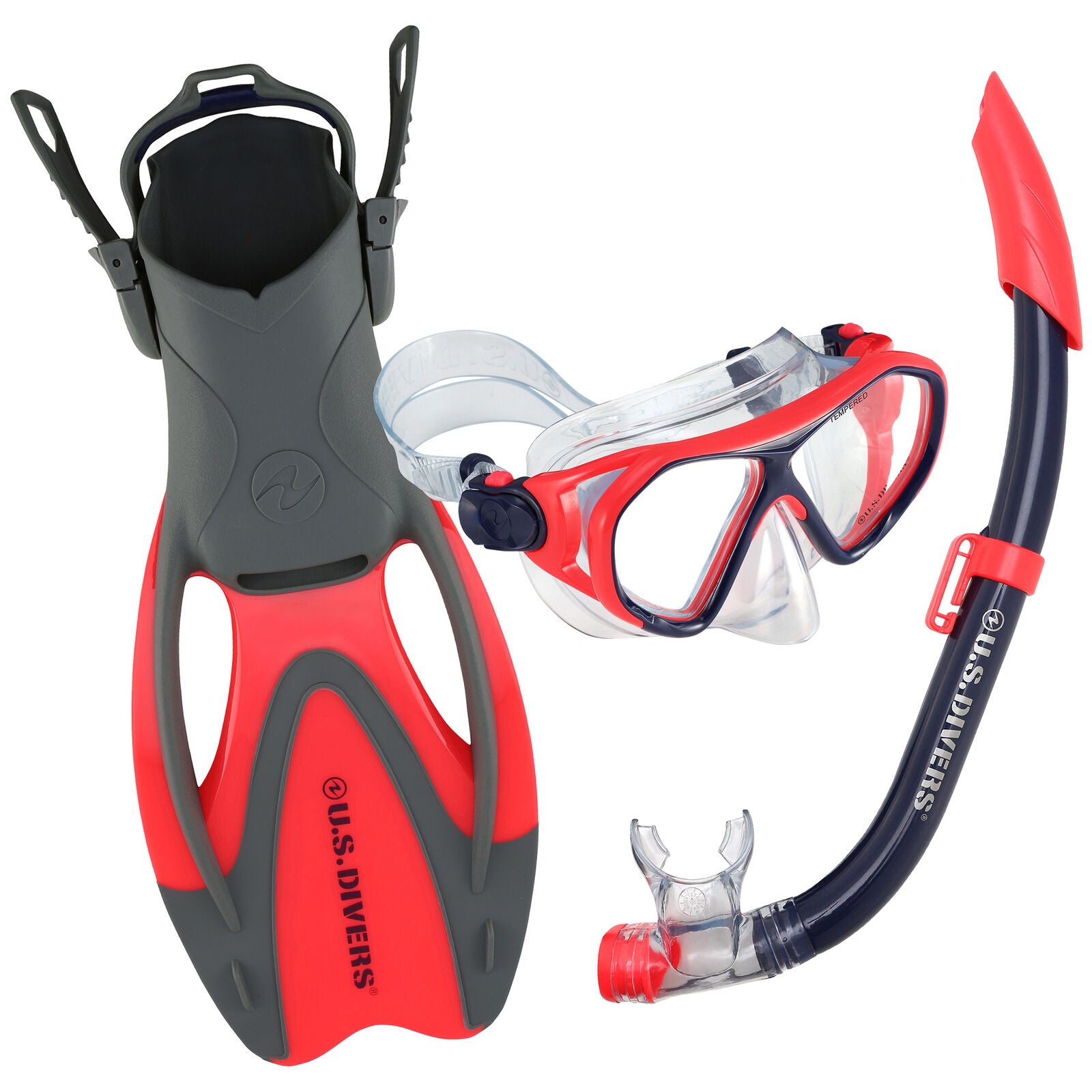 US Divers Dorado junior mask snorkel and fin set
