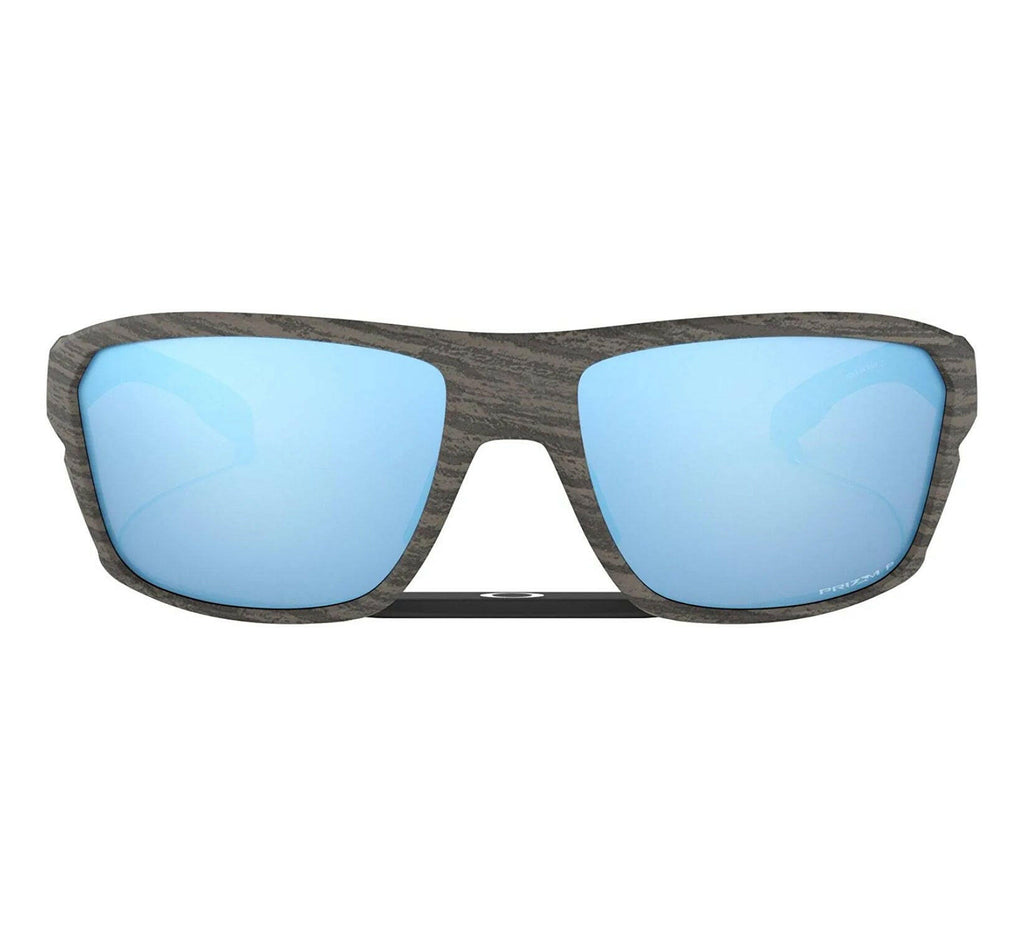 Oakley Split Shot Woodgrain Polarized Sunglasses Woodgrain PrizmDeepWater Square