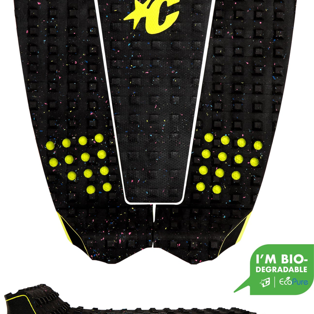 Creatures of Leisure Italo Ferreira EcoPure Traction Pad Carbon Eco Lime