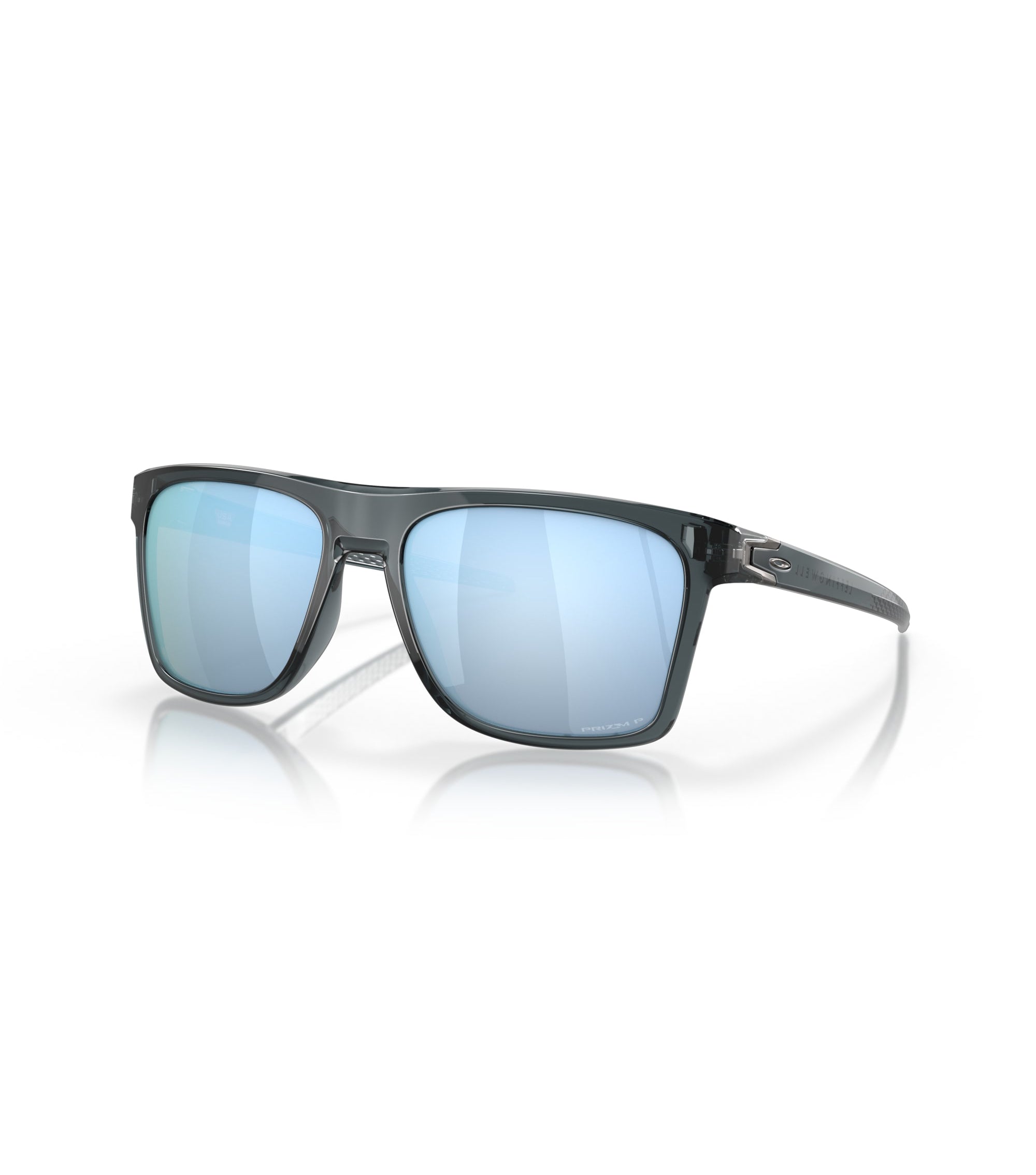 Oakley Leffingwell Polarized Sunglasses CrystalBlack PrizmDeepWater