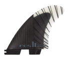 FCS 2 Reactor PC Carbon Tri-Fin Set Black-Charcoal M