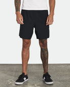 RVCA Yogger Stretch Short BLK-Black XL