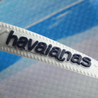 Havaianas Hype Mens Sandal 0175-White-White-Navy Blue 9