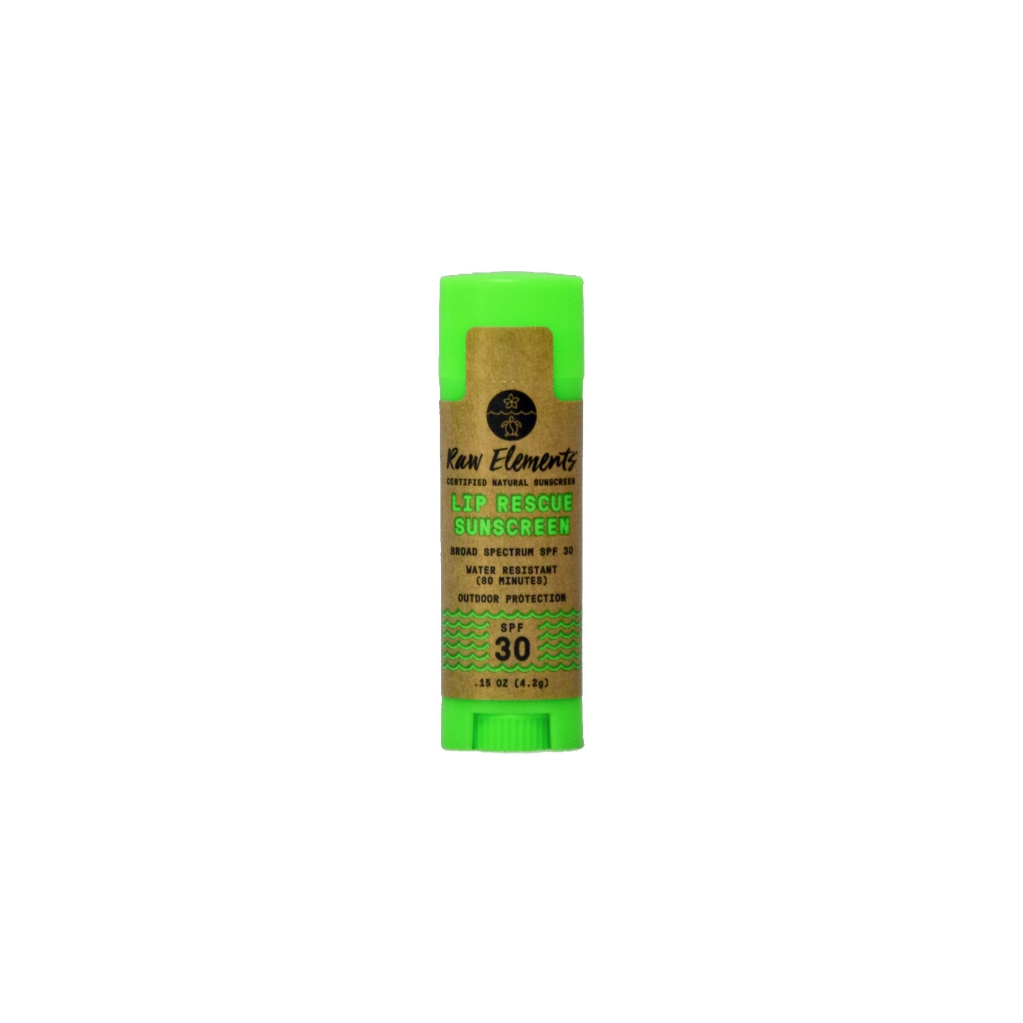 Raw Elements Outdoor Lip Rescue SPF 30 Stick 0.15oz