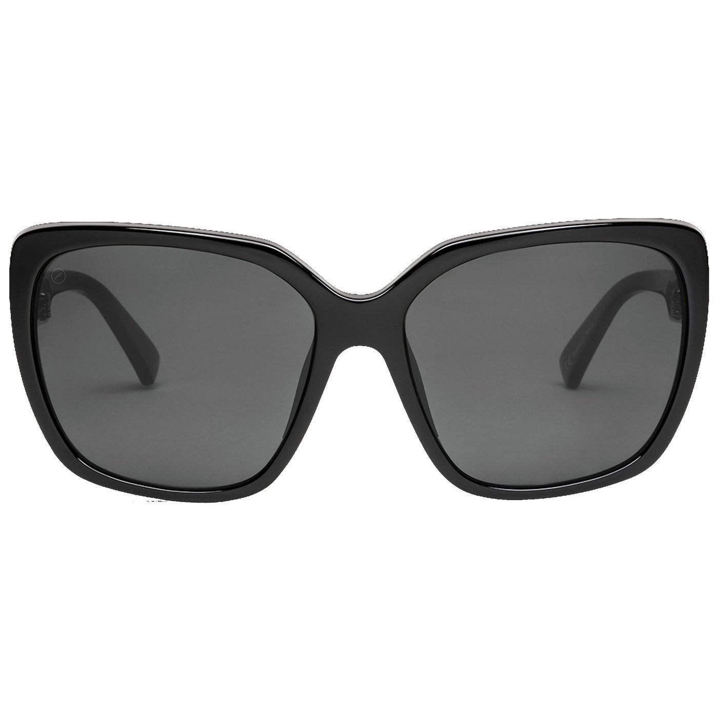 Electric Super Bee Polarized Sunglasses Gloss-Black Ohm-Grey Oversized