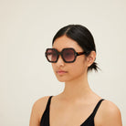 Sito Foxy Sunglasses HoneyTort RosewoodGradient
