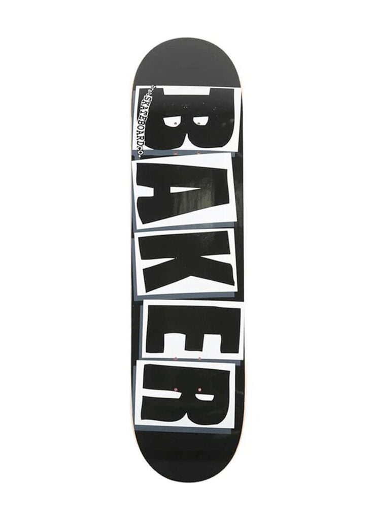 Baker Brand Logo Deck BlackWhite 8.25