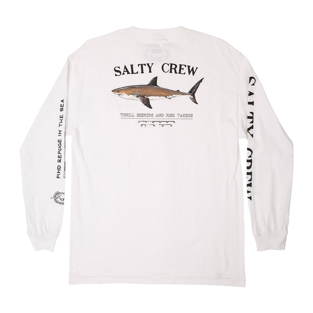 Salty Crew Bruce L/S Tee White M