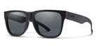 Smith Polarized Lowdown 2 CORE Sunglasses MatteBlack Gray Square
