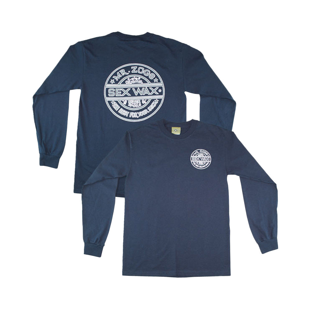 Sex Wax Pinstripe Long Sleeve Tee Navy S