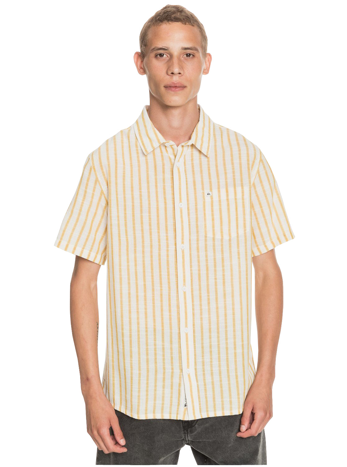 Quiksilver Oxford Lines SS Woven YLV3 L