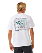 RIP CURL TRADITIONS TEE 1000-WHITE XL