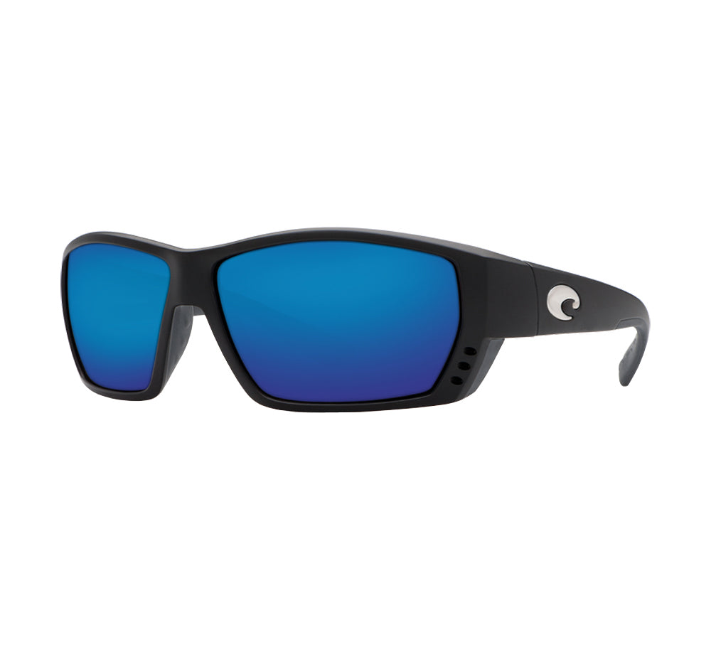 Costa Del Mar Tuna Alley Sunglasses MatteBlack Blue 580P