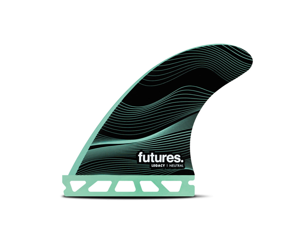 Future Fins F4 Honeycomb Legacy Thruster Fin Set Green S