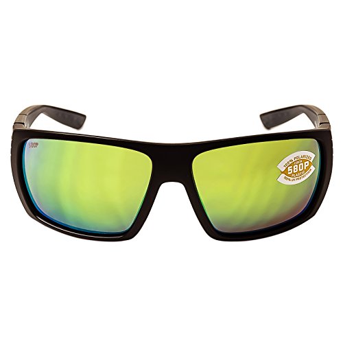 Costa Del Mar Hamlin Sunglasses Matte Black Green Mirror 580P