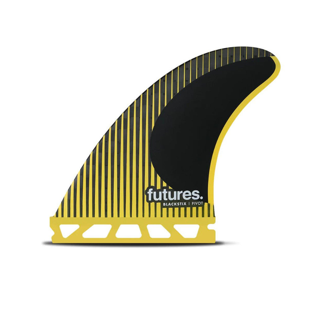 Futures Fins P6 Blackstix Thruster Fin Set Yellow M