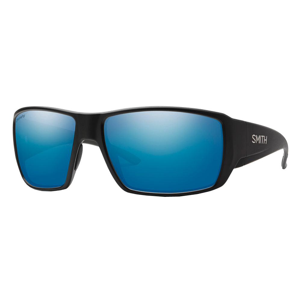 Smith Guides Choice Polarized Sunglasses MatteBlack BlueMirror ChromapopGlass