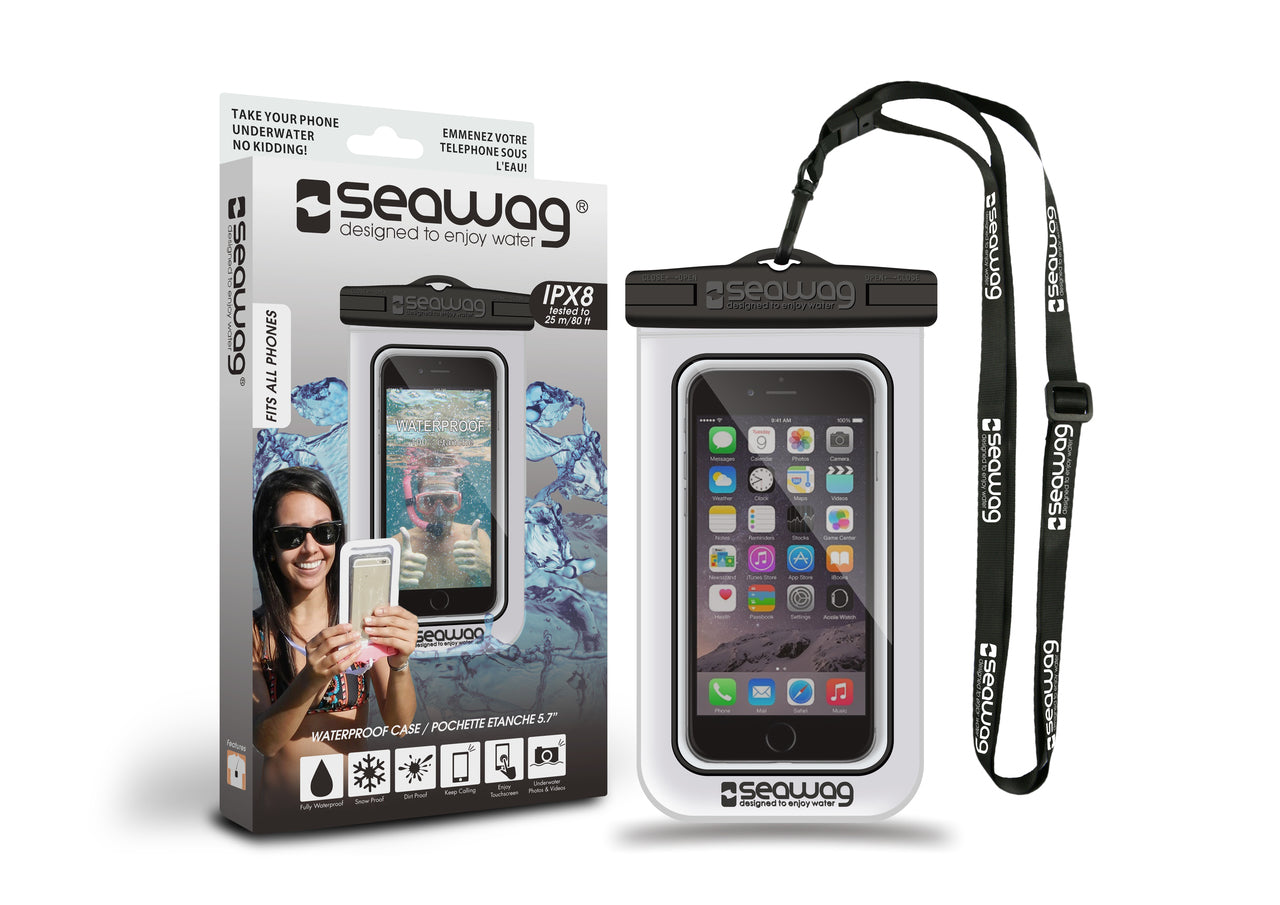 Seawag Waterproof Smartphone Case White-Black