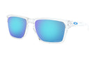 Oakley Sylas Sunglasses ClearPolished PrizmSapphire Square