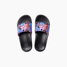 Reef One Slide Girls Sandal Purple Fronds 1 Y