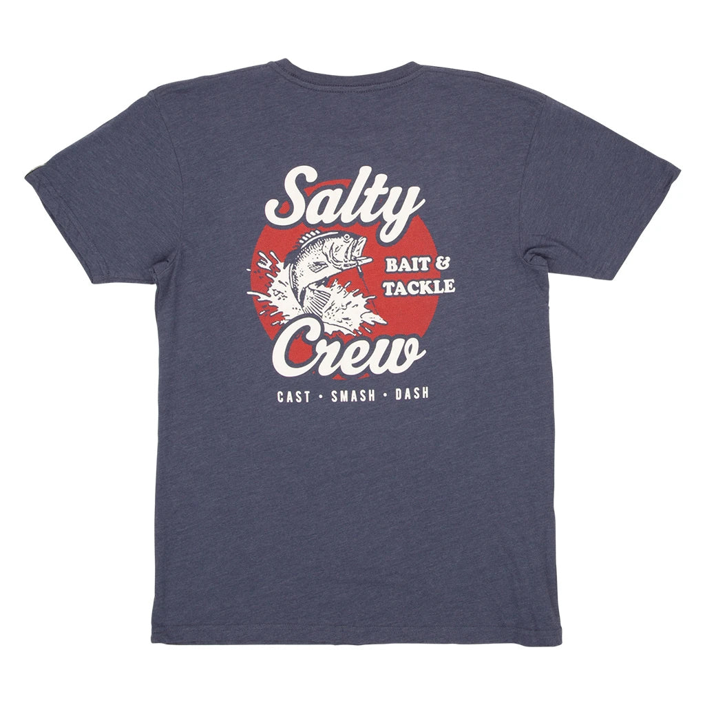 Salty Crew Bait And Tackle SS Boys Tee Navy S