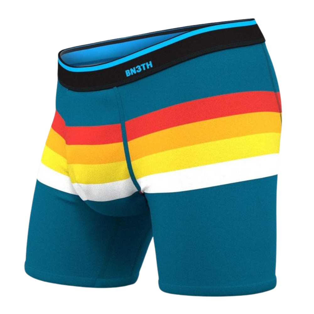 BN3TH Classic Printed Boxer Brief RetroStripe/Teal M