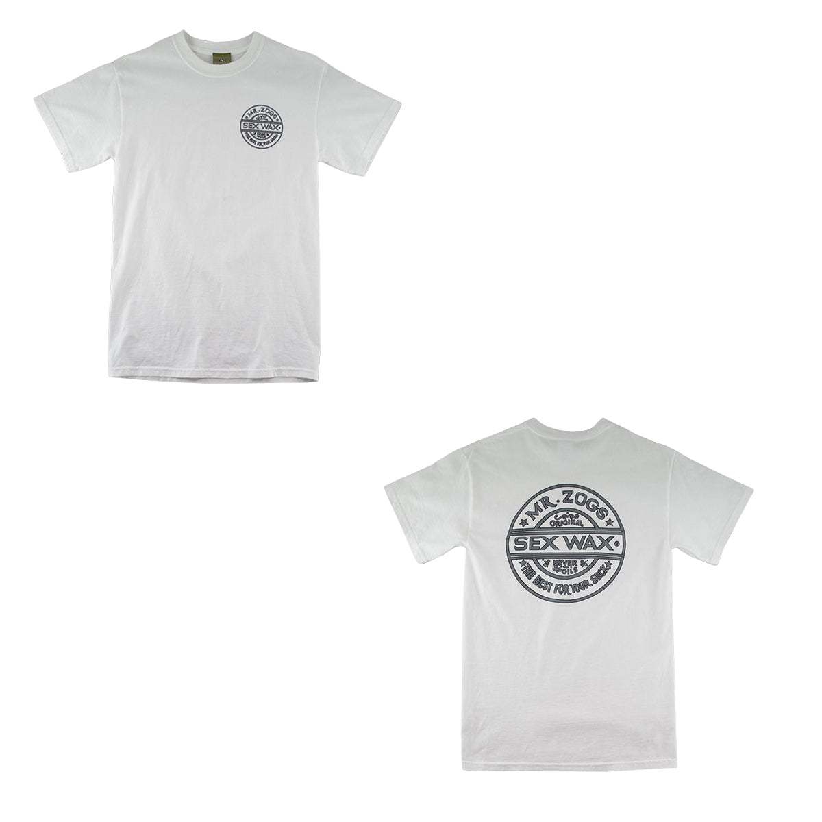 Sex Wax Pinstripe SS Mens Tee White XL
