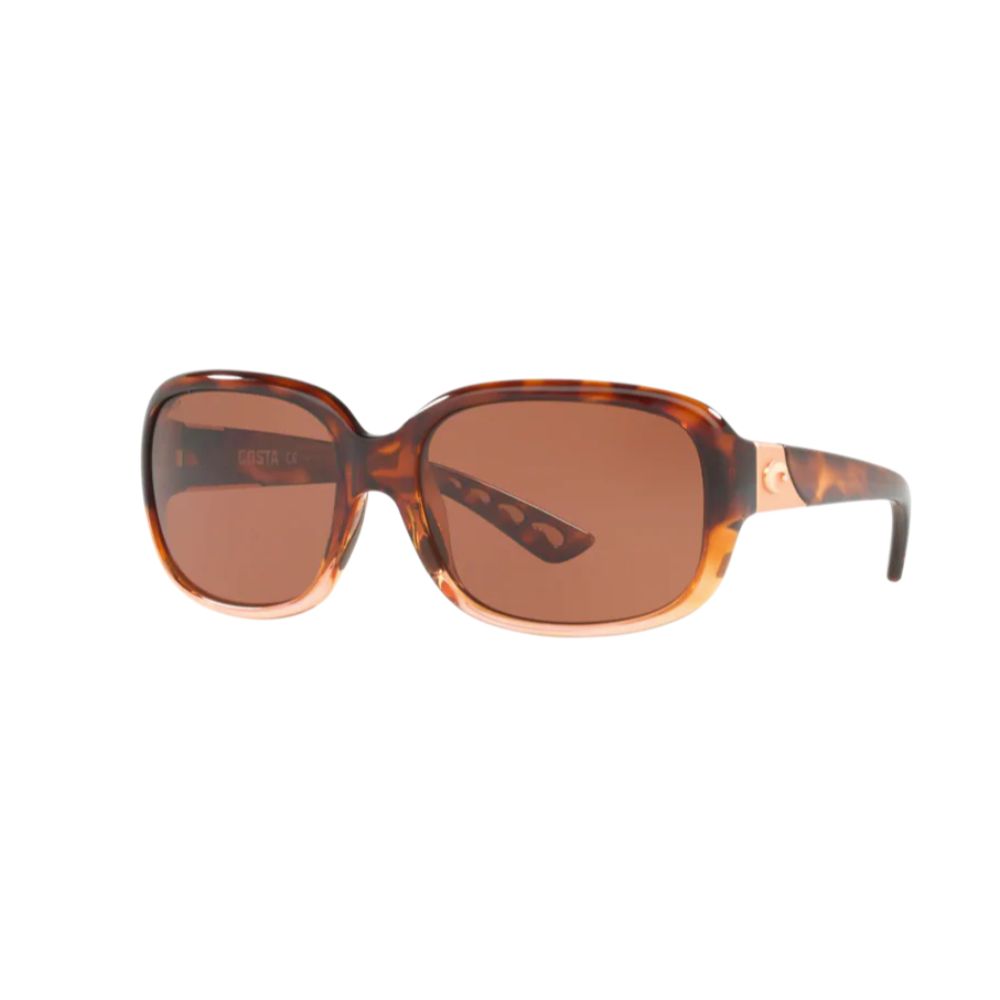 Costa Del Mar Gannett Sunglasses ShinyTortFade Copper 580G