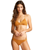 RVCA Solid Cheeky Bikini Bottom SPC-Spice XS