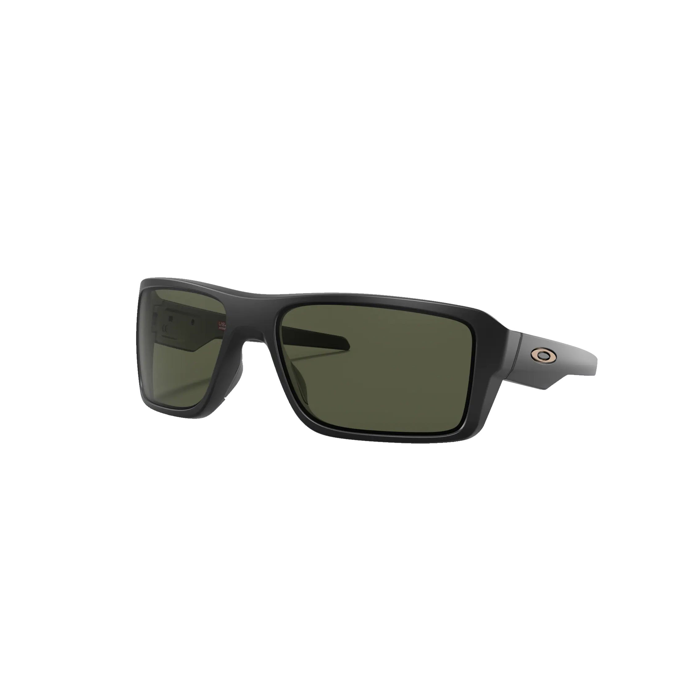 Oakley Double Edge Sunglasses MatteBlack DarkGrey Square