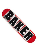 Baker Brand Logo Deck RED/BLK 7.88