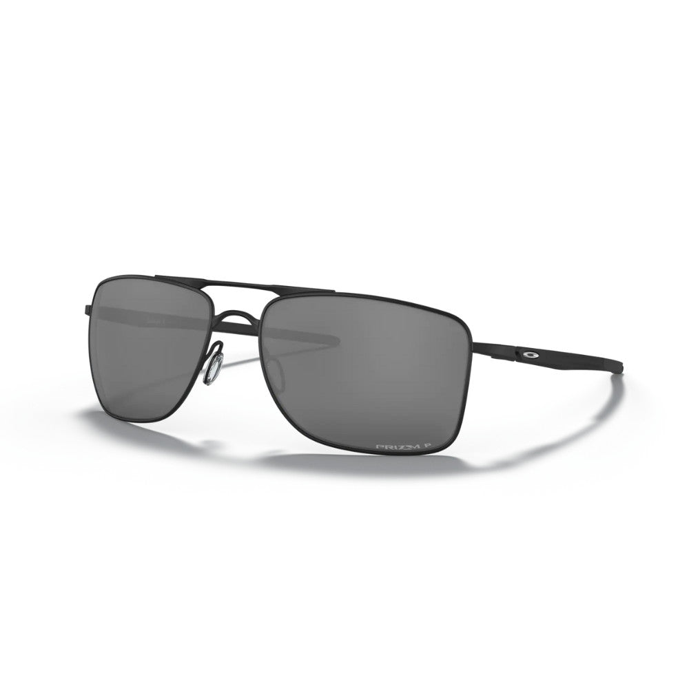 Oakley Gauge 8 Polarized Sunglasses Matte Black Prizm Black Aviator