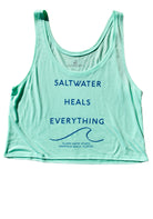 Island Water Sports Saltwater Heals Everything Flowy Boxy Tank
