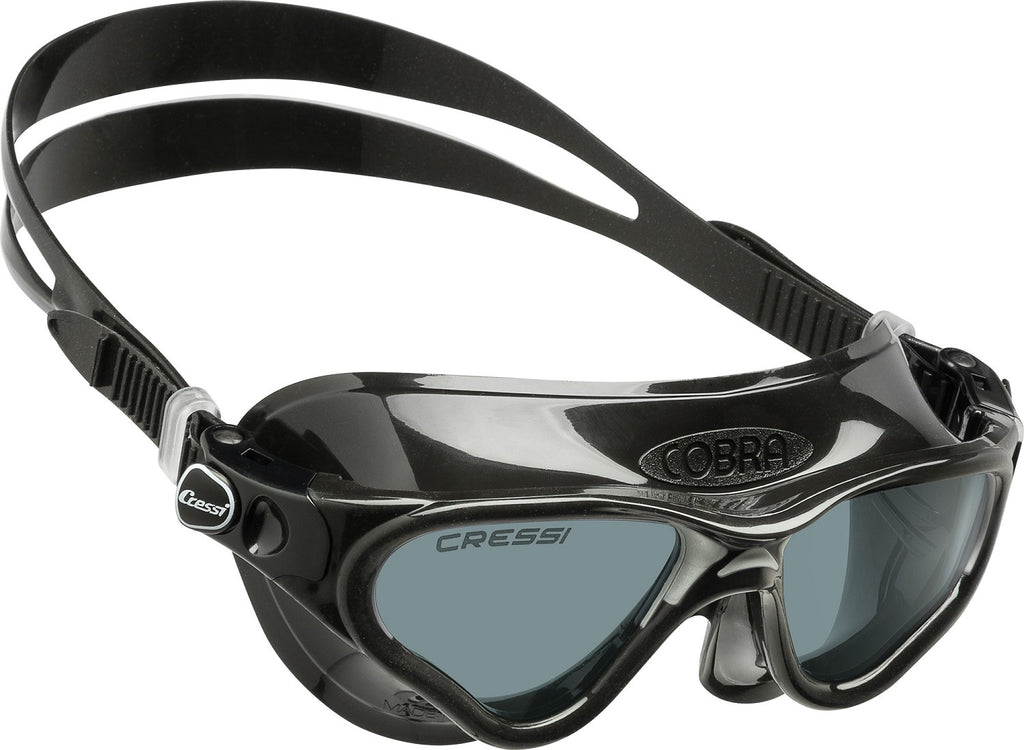 Cressi Cobra Swim Goggle Black/Black/Tinted